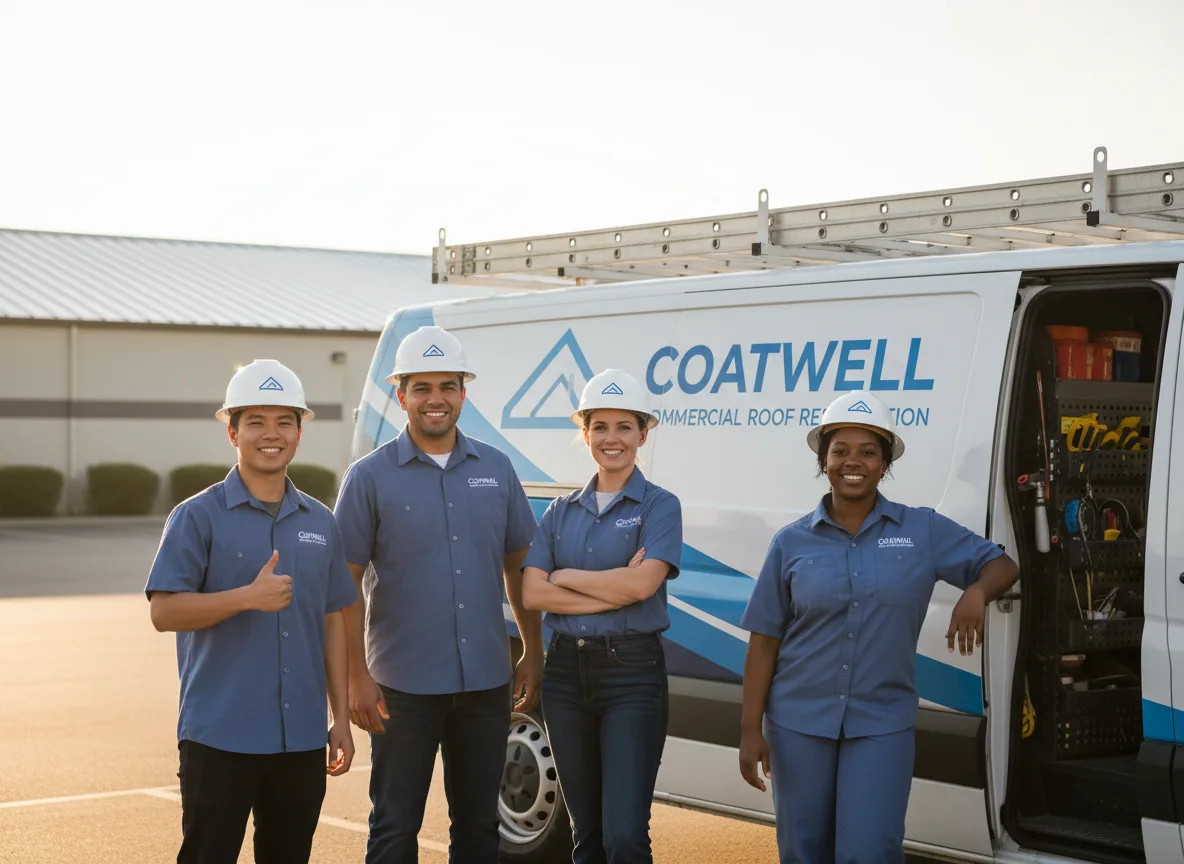 Commercial roof coating company in Ivesdale, IL